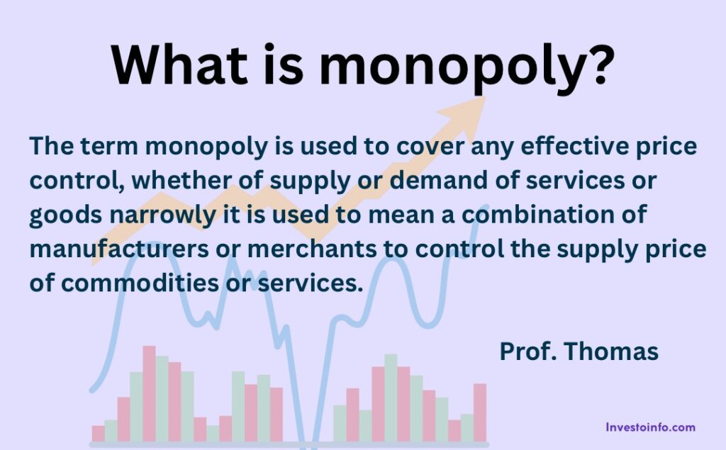 What is monopoly?